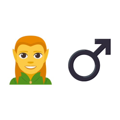 🧝♂ Emoji Domain EmojiOne rendering